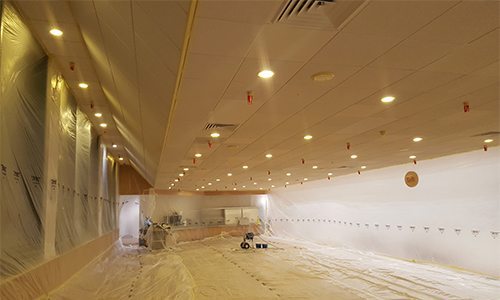 Suspended Ceiling Spraying